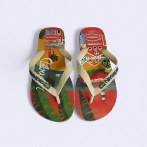 Havaianas brazil multicoloured flip flops